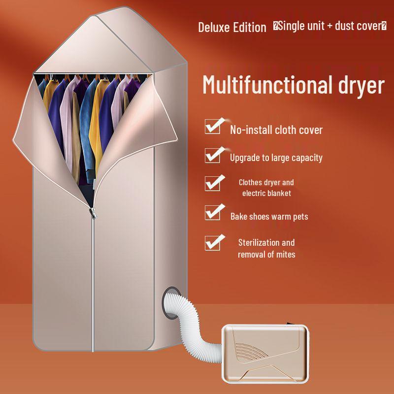 Multi-Functional German-Style Warm Air Dryer for Shoes, Clothes, Quilts - Ideal for Home, Baby, Dormitory Use