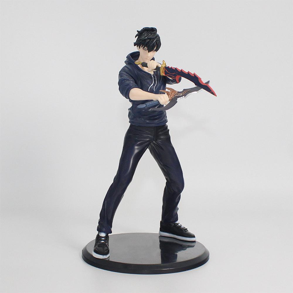 Anime Sung Jinwoo Figur Der blutrote Ritter Igris Figur Modell Schreibtischornament Sung JinWoo Actionfigur Anime Sammlung Geschenk