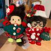 , New Genuine Mengqiqi Plush Keychain, Cute Woolen Hat, Dress Up Bag Pendant, Birthday Gift, Plush Pendant for Friends