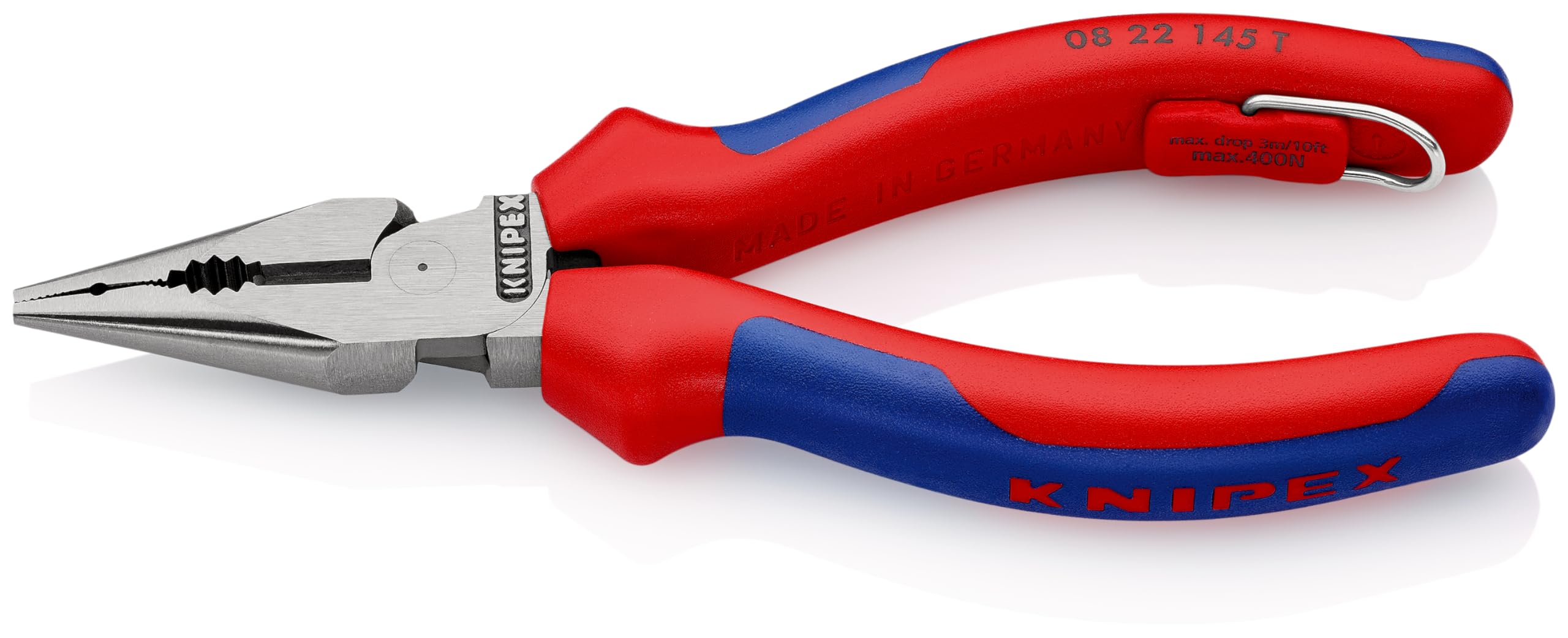 

KNIPEX Needle Nose Pliers with Drop Protection 0822-145TBK (Black)