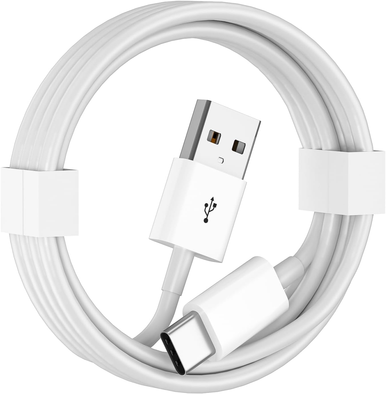 

Fast Charging USB C Data Cable for 17 Pro Max 15 16 Huawei Samsung Charger Cord Type C Line White 3A Wire Carplay 1m&Type-C to USB-A