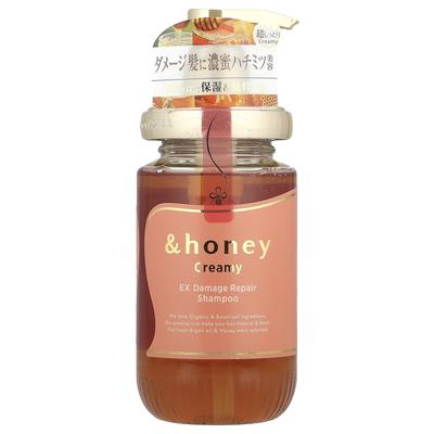 Creamy Ex Damage Repair Shampoo, Juicy Berry Honey, 450Ml(15.2Fl Oz)