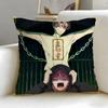 slice anime Tamons BSide Cushion Cover Soft  EasyWash Pillow Case  Versatile for Couch Bed Travel and Office