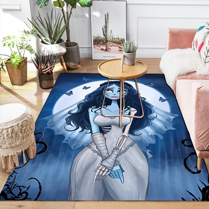 Corpse bride Rug Floor Mat for Living Room or Bedroom Soft and Comfortable Carpet a Gift for Birthday and Holiday.NFF0928041