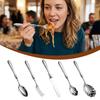 Mirror Polish Dessert Spoon Kits Shell Shape Dining Tableware Luxury Cutlery Set  Home Kitchen