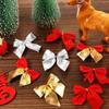 Christmas Decoration Wedding Hanging Decorations Christmas Bows Bowknot Christmas Tree Ornaments