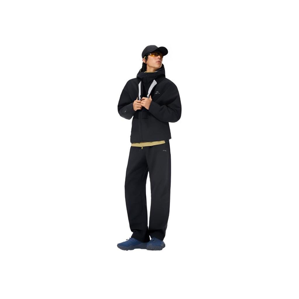 Li Ning Fitness Series Logo Stitching Sports Long Pants Casual Pants Men Pants AYKV899-2