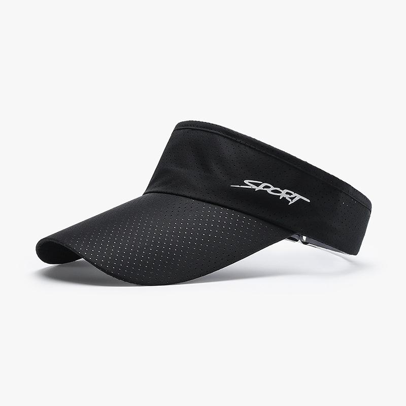 Summer Breathable Sun Visor Hat For Men Women Uv Protection Quick Dry Empty Top Sports Cap For Tennis Golf Running