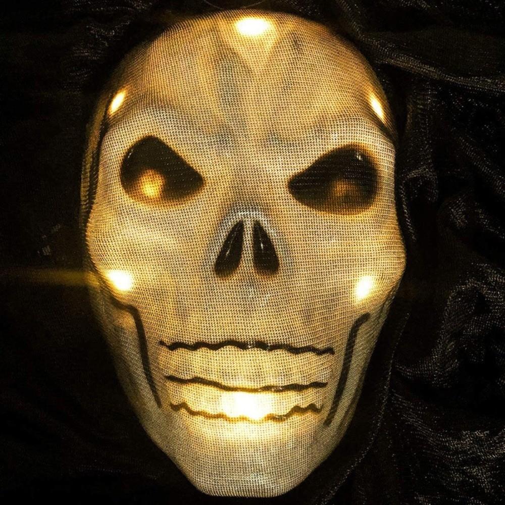 Mask Hanging Skull Ghost Glowing Ghost Ornament Halloween Decoration  Courtyard Decoration