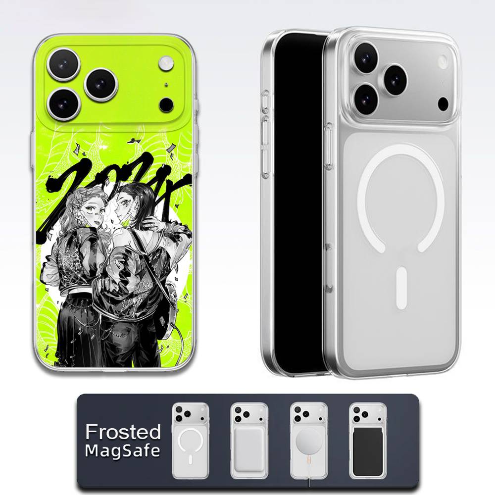 The Green Yuri Guy KiniOto Manga Phone Case For iPhone 17,16,15,14,13,12,11,Pro,Max,Plus,E,Air,Mini Magsafe Transparent