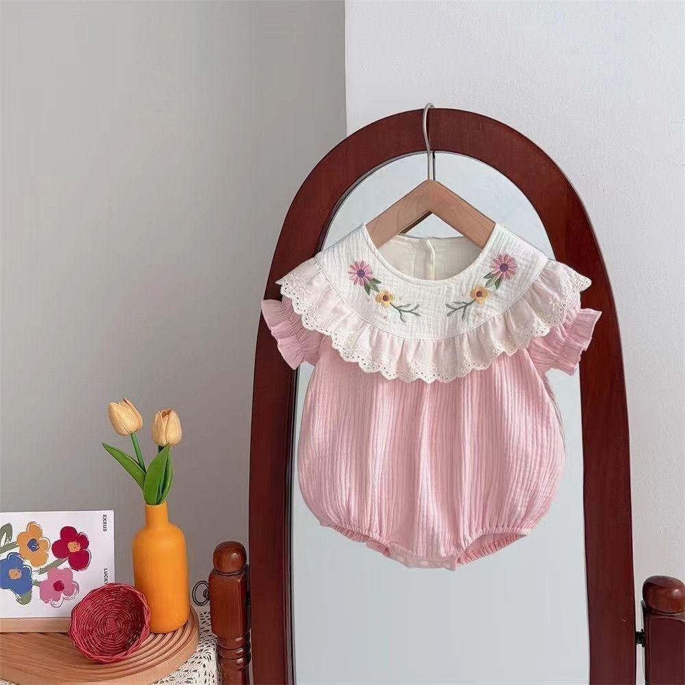 

Sweet Floral Baby Romper - Cute Summer Princess Onesie for Infants 90 cm