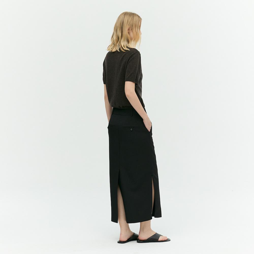 Ibiem Straight Slit Long Skirt Emp9Wsk040