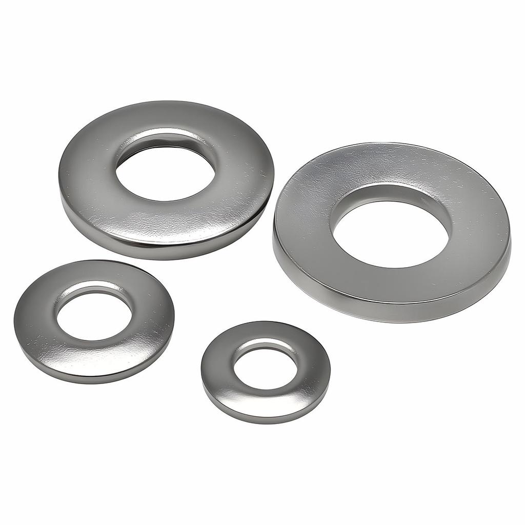 Yigu Yigu 304 Stainless Steel Round Flat Anti-Loosening Washers M3/M4/M8/M10