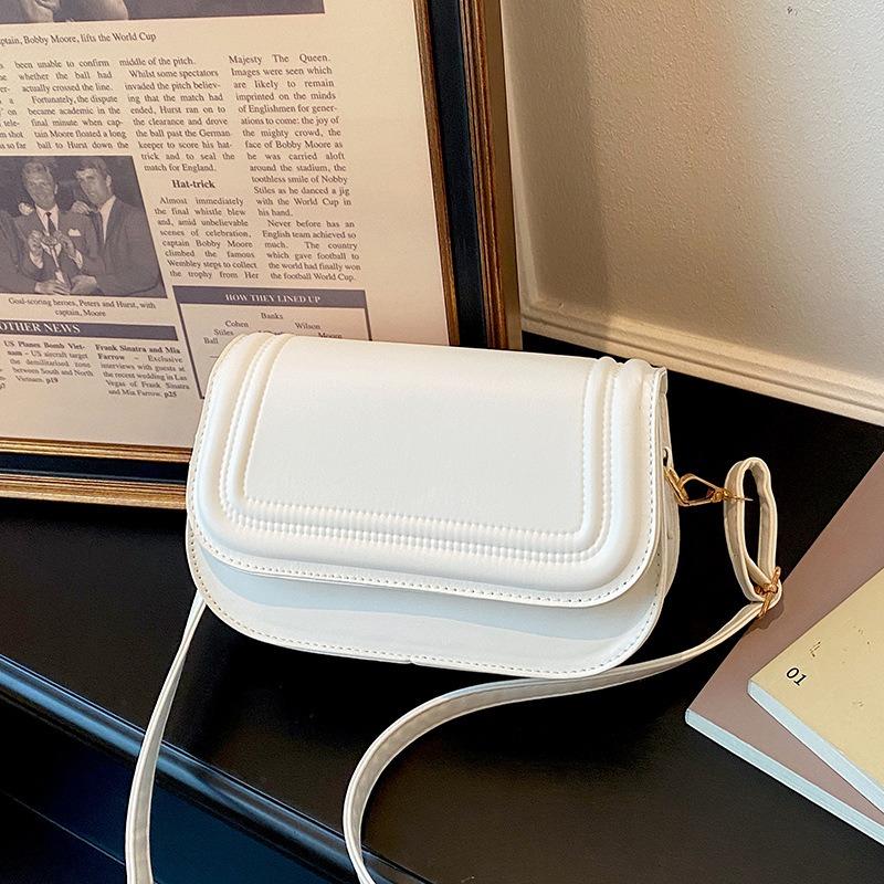 Women Simple Fashion Casual Flap Small Square Crossbody Bag