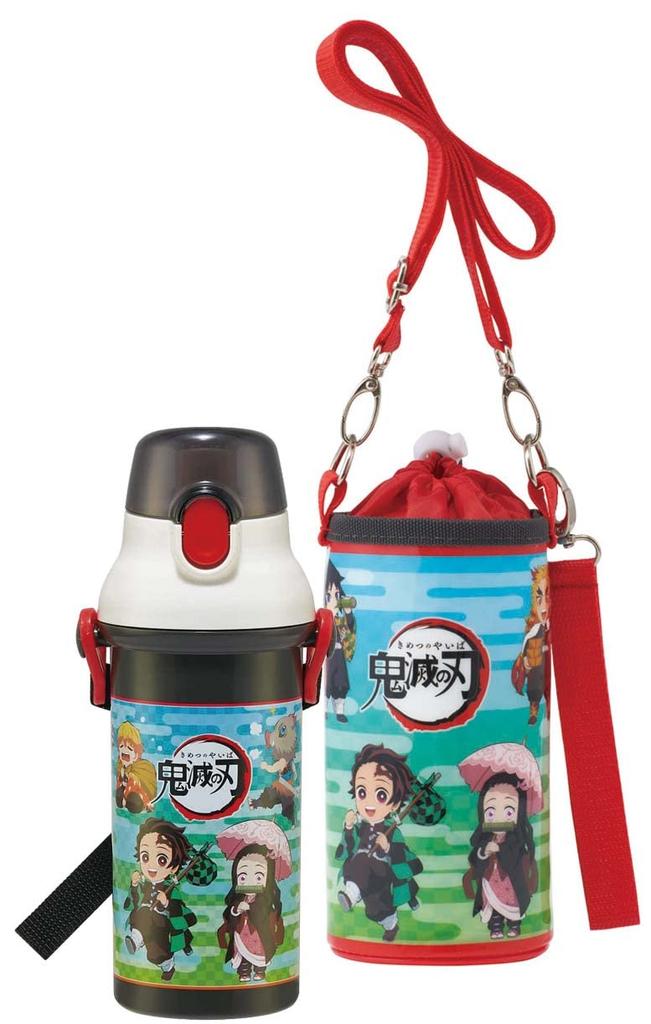 Skater Enamel PET Bottle Case for 500ml Demon Slayer: Kimetsu No Yaiba Mission Pilgrimage PVPC6-A