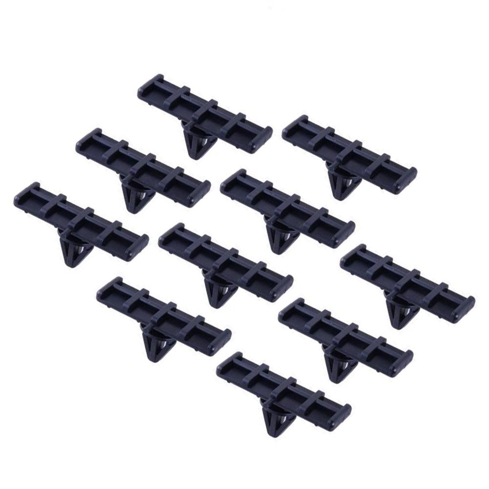10Pcs Rocker Panel Ground Effects Moulding Clip F4ZZ-6310182-A, F4ZZ6310182A For Ford For Mustang 1995-On Car Wiring Harness Fix