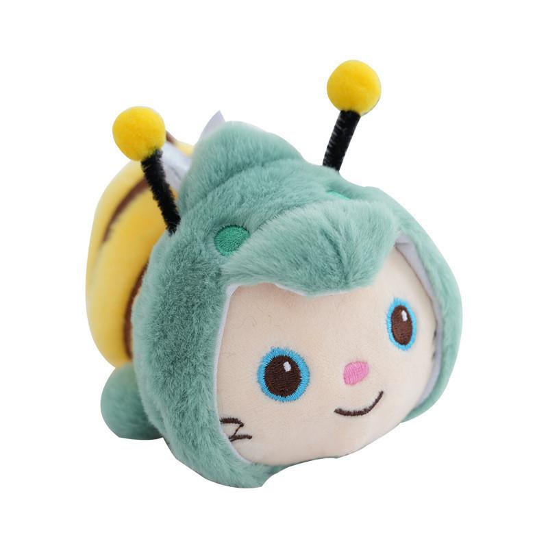 Adorable Dinosaur Plush Keychain Cute Cartoon Stuffed Animal Bag Charm Fluffy Soft Toy