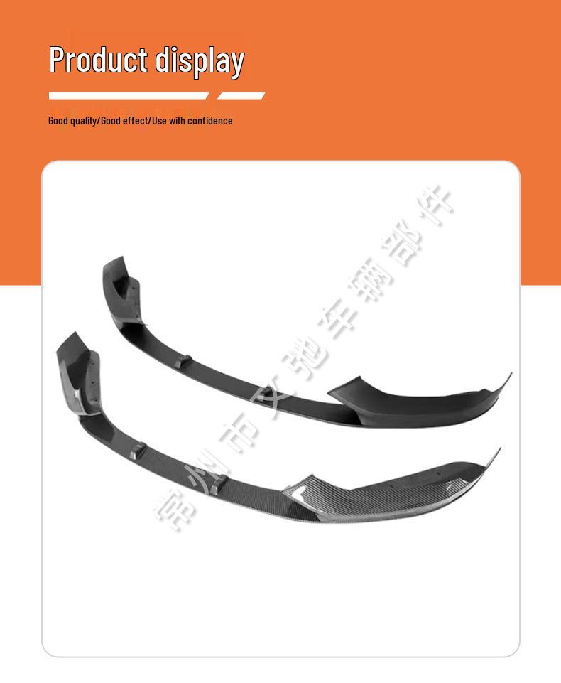 Compatible with 2015-2019 BMW 1 Series F20: Sport MP Style Front Lip Splitter Kit