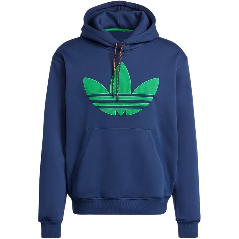 Adidas Originals 70S Fleece Hoodie Men Hoodies Night-Blue JN5968