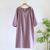 Baumwoll-Nachthemd für Damen in Übergröße - Lockeres Sommer-Hauskleid & Pyjama