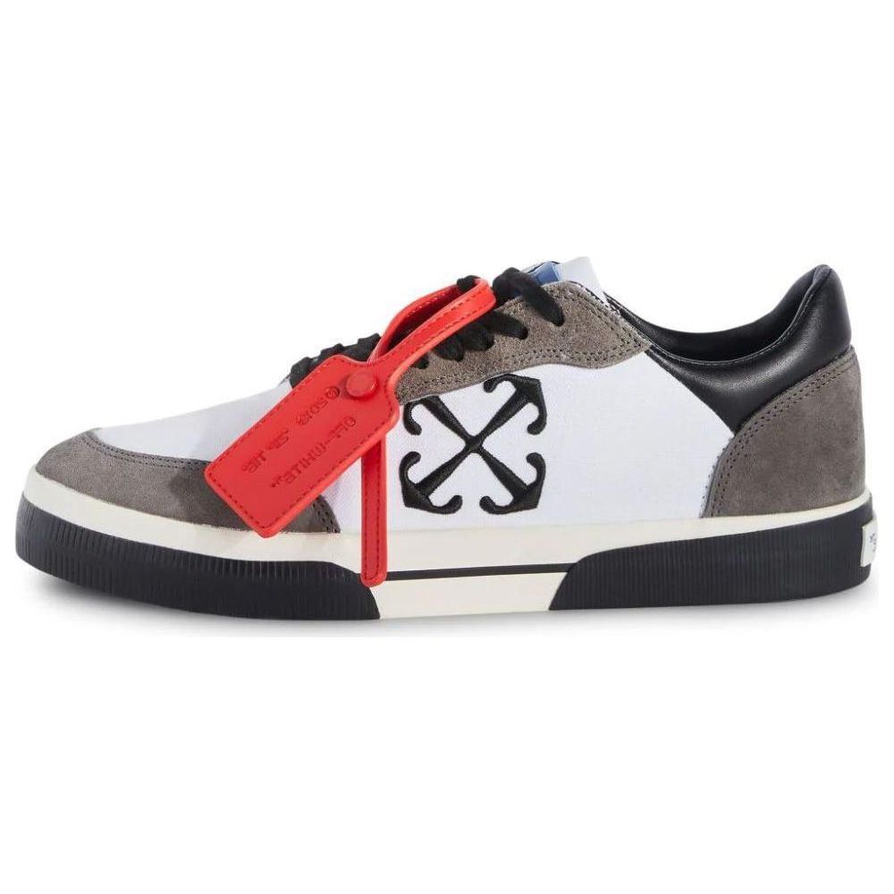 Off-White Новые низкие вулканизированные бело-коричневые мужские кроссовки OMIA293S24FAB002-0110