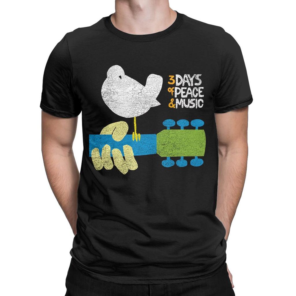 Woodstock Perched T-Shirt for Men Amazing Pure Cotton Tees Crew Neck Short Sleeve T Shirts Party Clothing