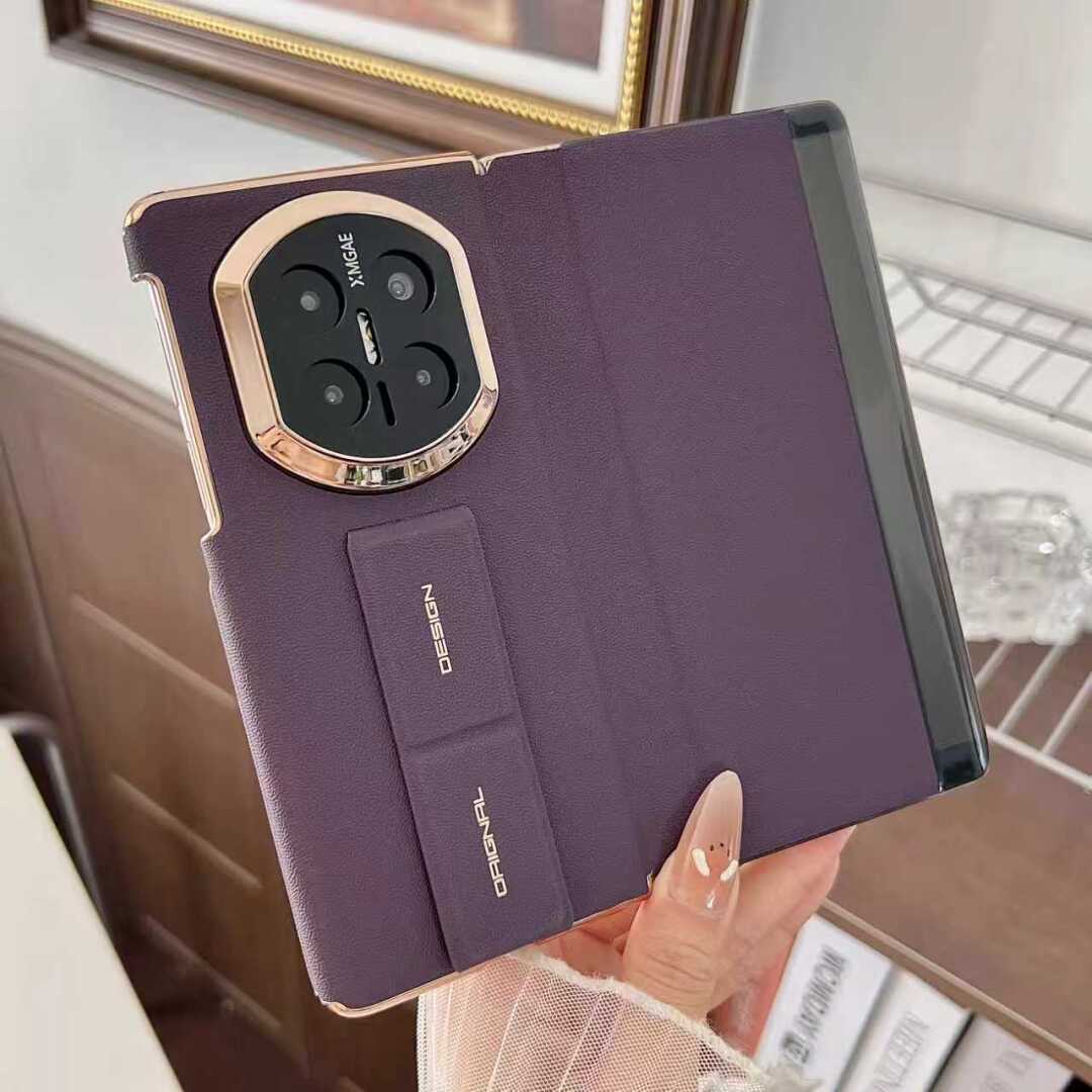 

For Huawei Mate X7 Case Smart Touch View No Flip For Answering Lens Protection Hand Strap Finger Grip Strap Holder Cover Huawei Mate X7