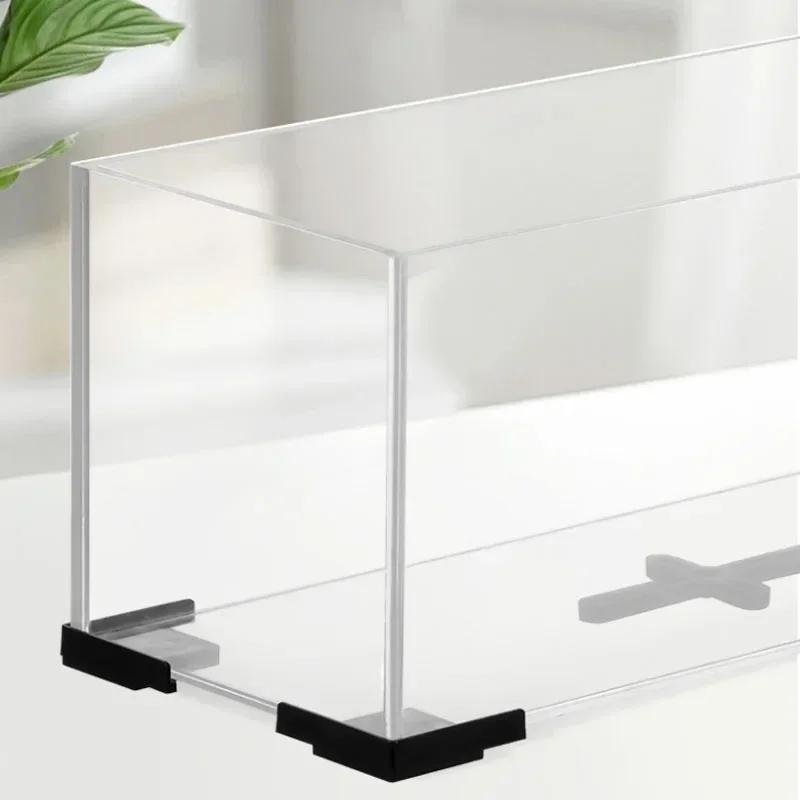 5 Stück/Set Kunststoff Rutschfest Stoßfest Aquarium Eckenschutz Klebefrei Schutzeckenabdeckung Schutz Aquariumzubehör