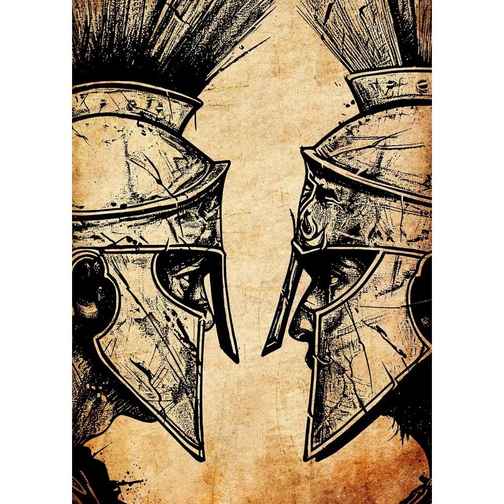 Japanese Silhouette Samurai Art Red Sun Koi Fish Posters Bamboo Modern Prints Canvas Wall Art Pictures Home Living Room Decor