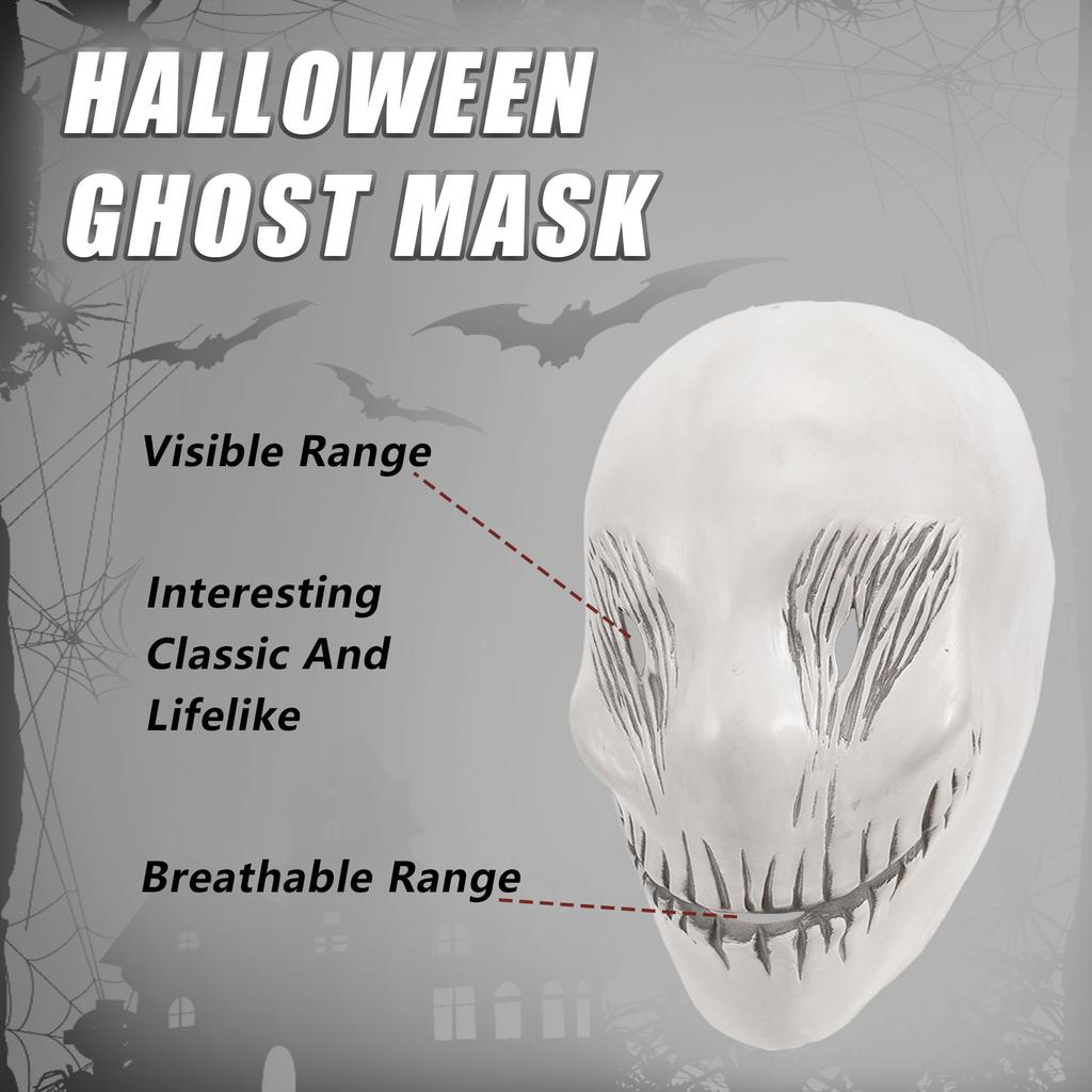 Halloween Scary Full Hood for Masquerade Party Costume Prop