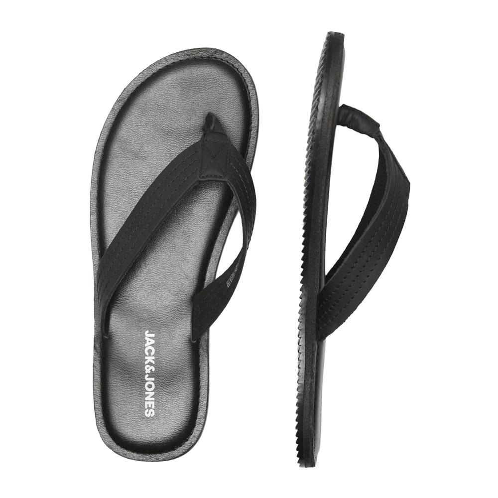 Jack And Jones Mens Washton Leather Flip Flops