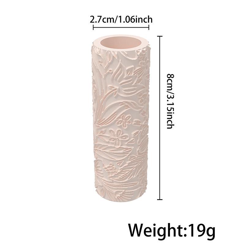 Soft Pottery Clay Texture Roller High-precision Flower Leaves Plant Texture for Making Polymer Soft Pottery Earrings