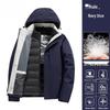 Women's 2024 Three-in-One Winter Hiking Windbreaker: Thickened, Warm, and Windproof Outdoor Jacket