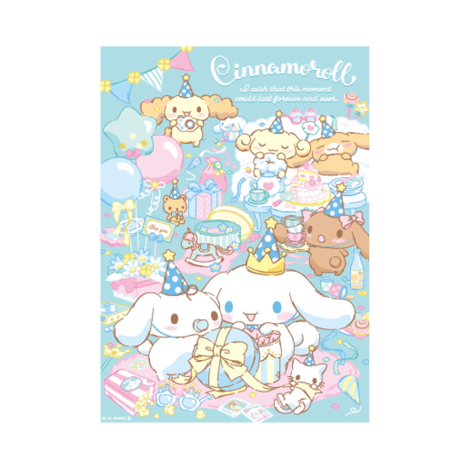 

[Маленькая планета] Плакат-наклейка Sanrio Party