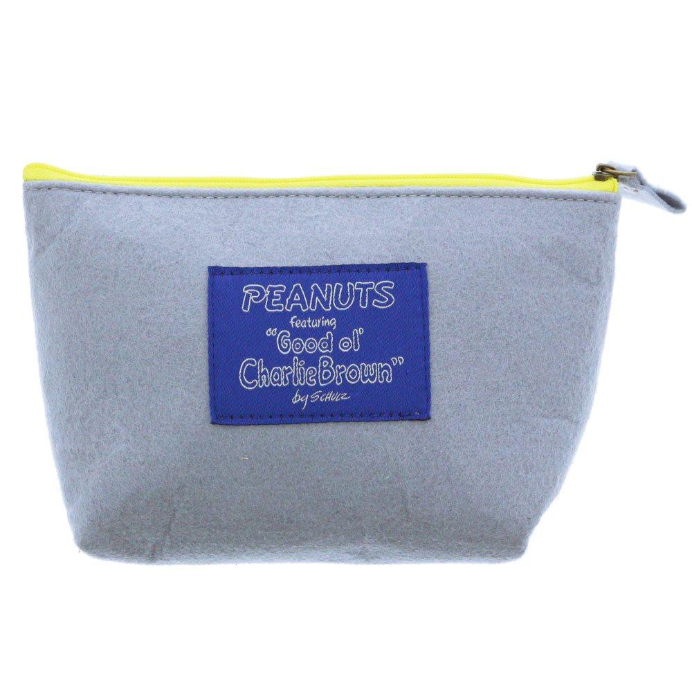 Sunstar Stationery Snoopy American Style S2277093 Pouch, Gray,