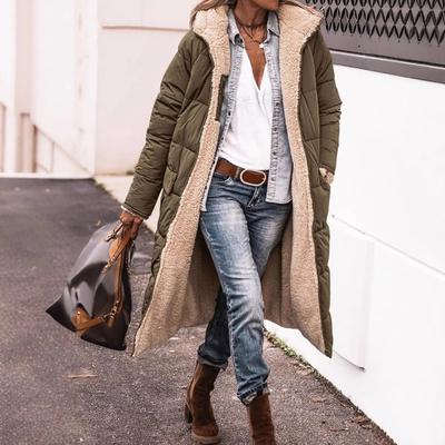 Winter Down Cotton Jacket Women Warm Thick Long Parkas Female Korean Fashion Hooded Coat Ladies Solid Color Padded Jackets