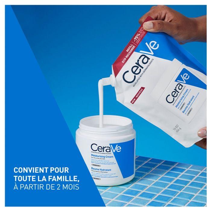 CeraVe Baume Hydratant Sans Parfum Éco-Recharge 454 G