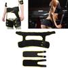 Slimming Belt Fat Burning Abdomen Hips Leg Trainer Workout Belt with 2pcs Arm SleeveL XL