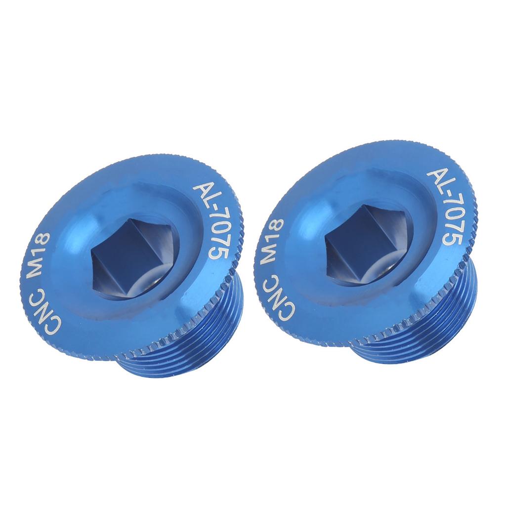 2Pcs Mountain Bike Crank Arm Fixing     Aluminum Alloy Crank Cover Screw  