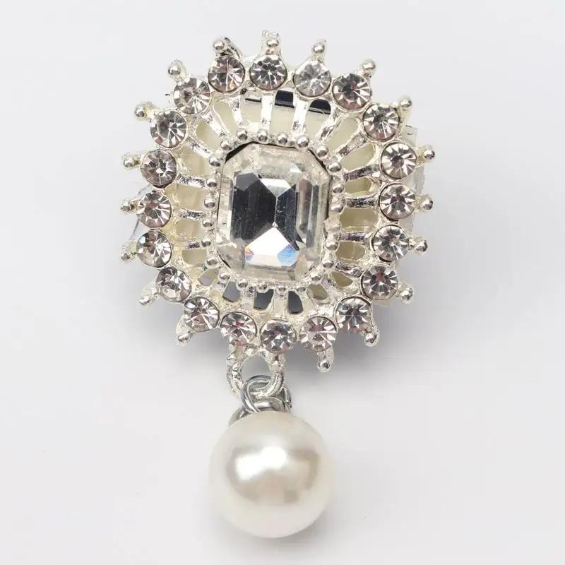 1 Pcs Luxury Casual Shoes Charms Laces Buckle Sneakers Shoelaces Clips Decoration Rhinestones Pearl Gem Flower Shoes Accessories