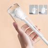 1/2/3Pcs Silicone Cup Brush Long Handle Folding Head Glass Bottle Cleaner Kitchen Cleaning Tool