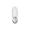 Leather Low Top Skateboard Shoes Women's White G5040-T4J