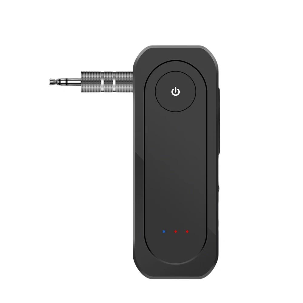 Car Bluetooth 6.0 Audio Receiver Transmitter 2 in 1 Wireless Audio Adapter 3.5mm AUX Jack USB Dongle Car Music Adapter Speaker