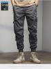 Retro Hong Kong Style Zipper Overalls: Trendy, Wear-Resistant, Versatile Sports Casual Pants for Spring and Autumn