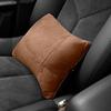 Car Lumbar Pillow Waist Support Lumbar Cushion Suede Fabric Backrest Memory Foam Lumbar Pillow Car Comfortable Auto Accessorie