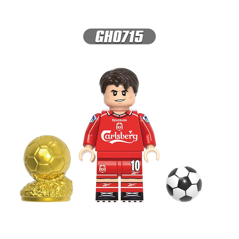 G0191 Building Blocks Mini Action Toy Figures Assemble Bricks Football Players Gifts For Children Kids
