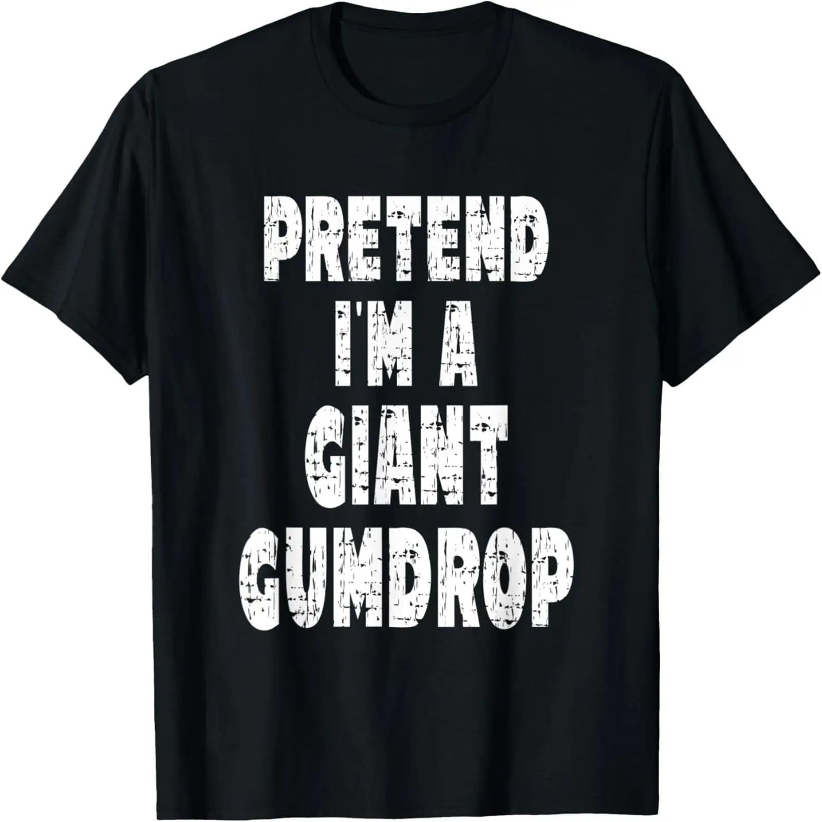 

Притворись, что я гигантская мармеладка - Простая футболка на Хэллоуин XXXXXL чёрный