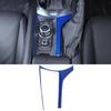 Blue Carbon Center Console Multimedia Knob Sticker For Mazda MX-5 Miata 16+