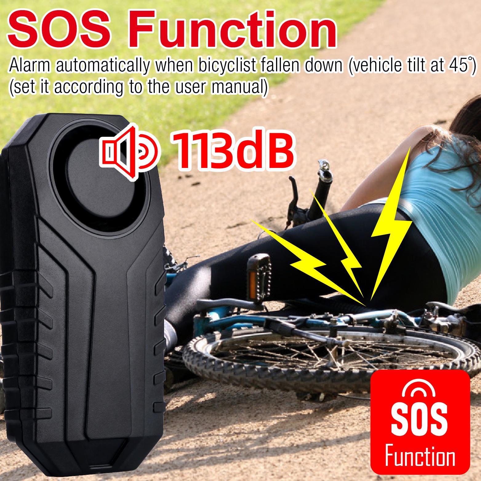 

High-Volume Remote-Control Induction Vibration Alarm for Electric Motorcycles SF22R+03C (English Version)