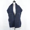 HERMES [Excellent condition/Domestic genuine] Pocket cargo cashmere Scarf IndigoUsed